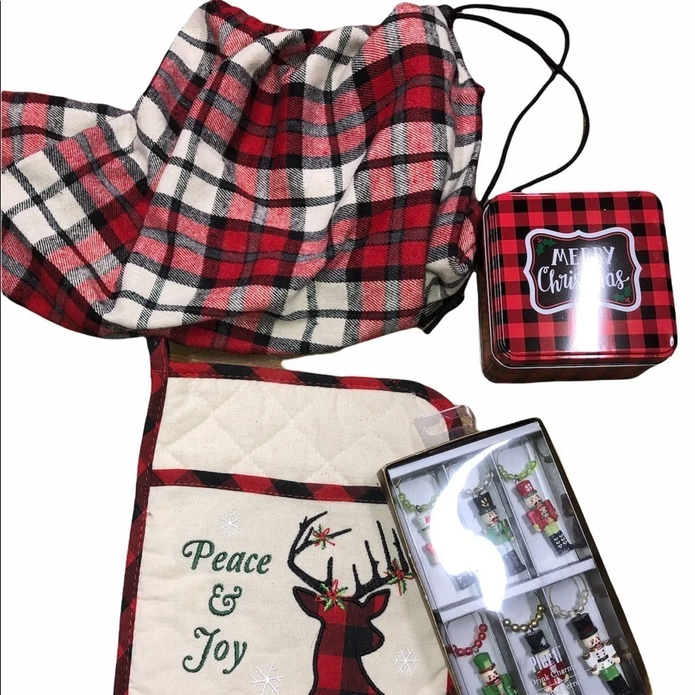Christmas red Buffalo check bundle